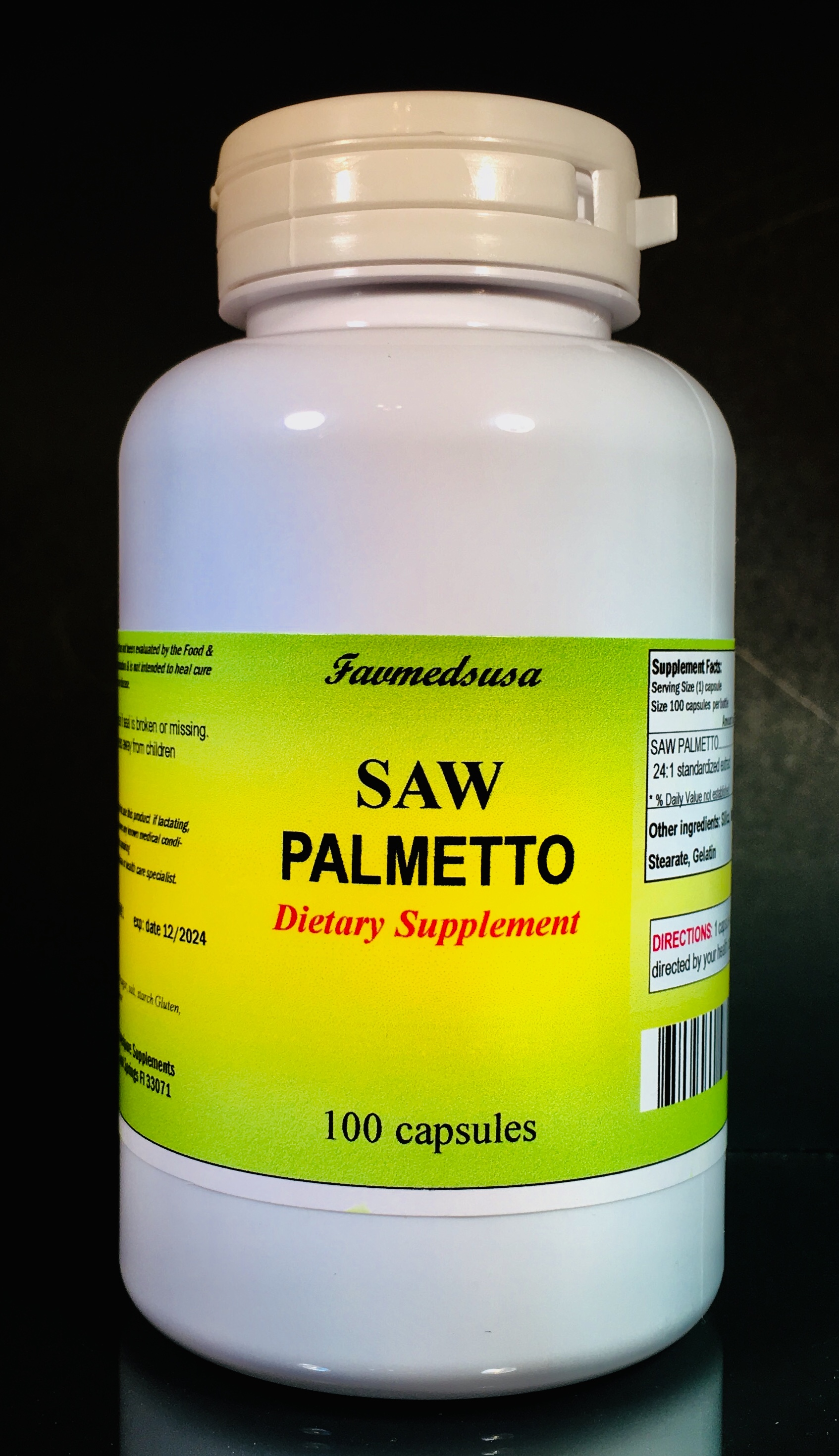 Saw Palmetto 500mg - 100 capsules